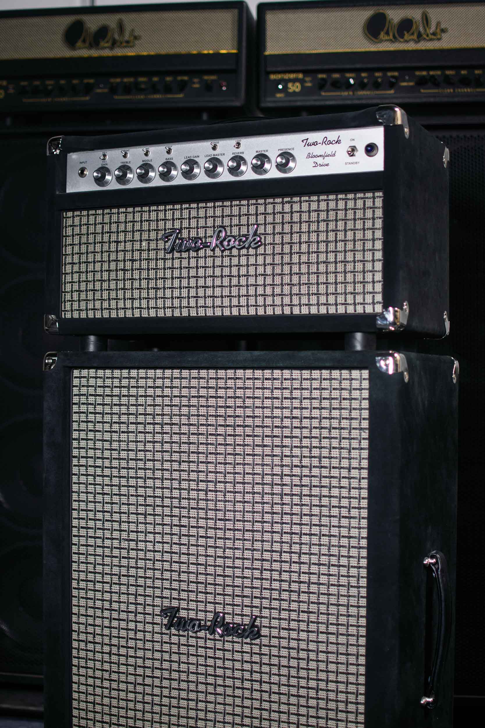 Bloomfield Drive Head and 2x12 Cabinet Black Suede