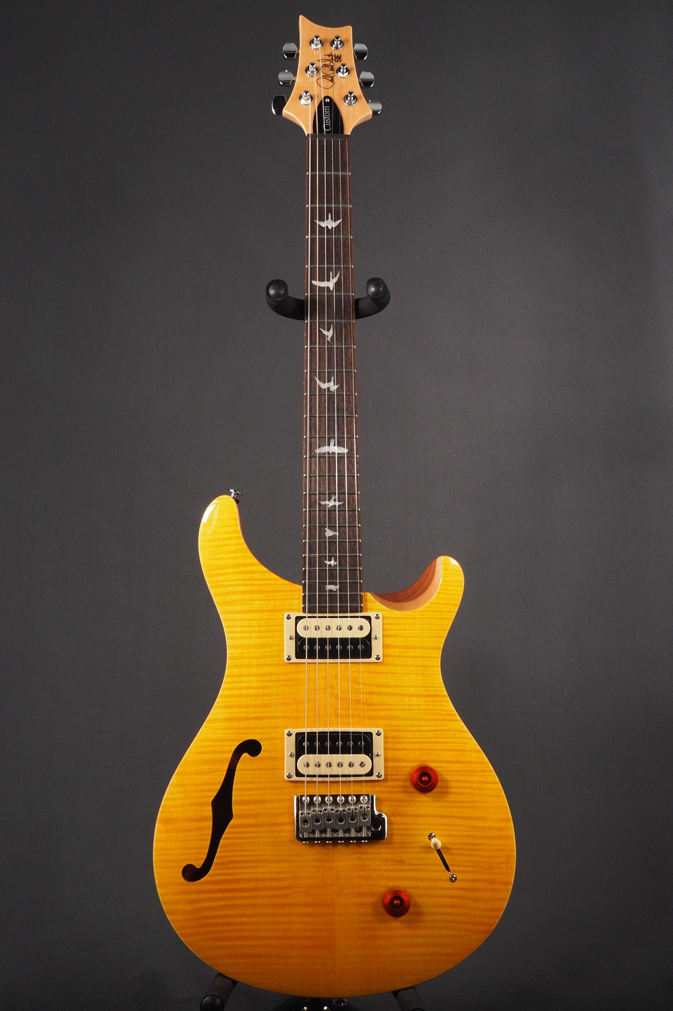 SE Custom 22 Semi-Hollow - Santana Yellow