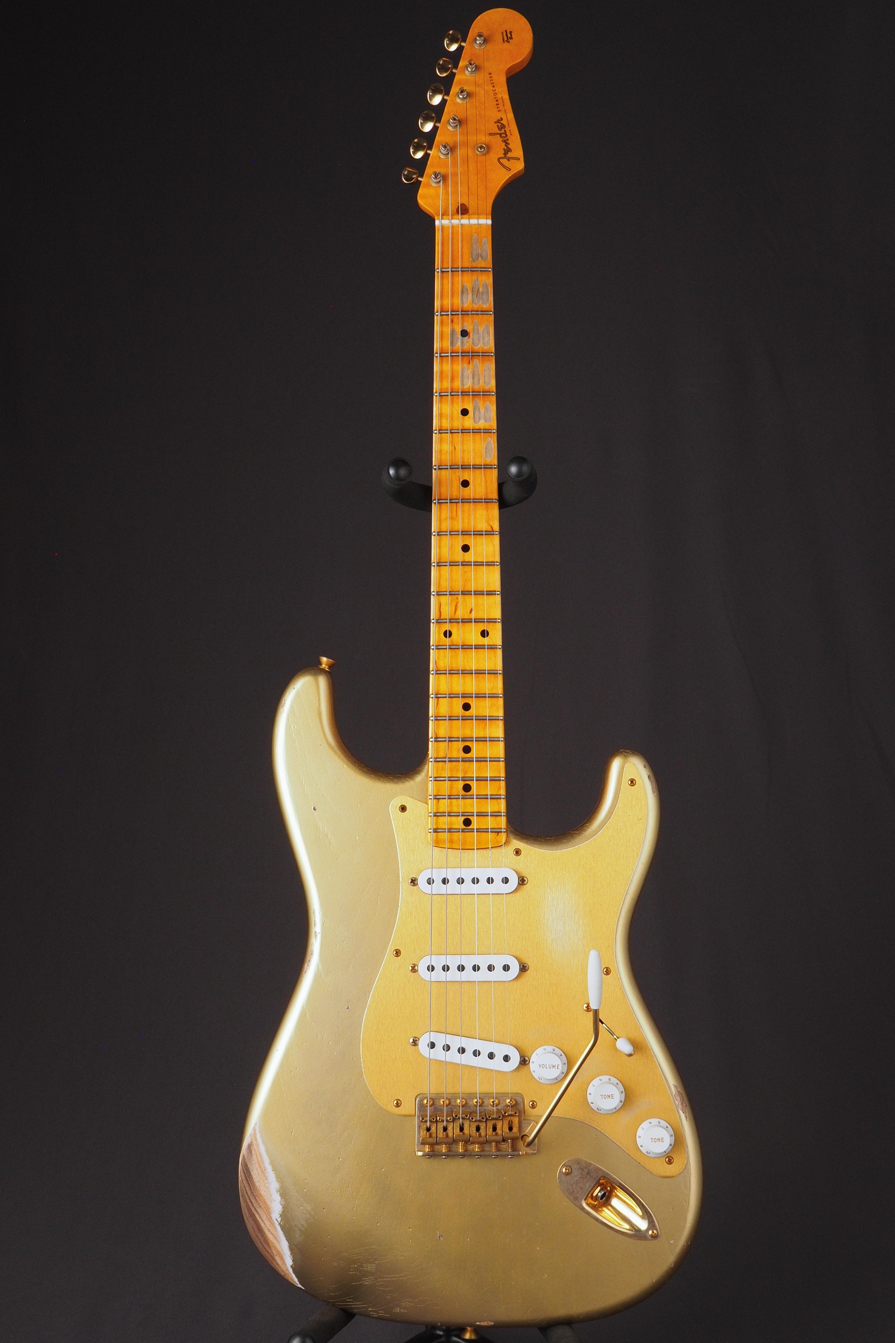 '55 Bone Tone Stratocaster Relic - Gold