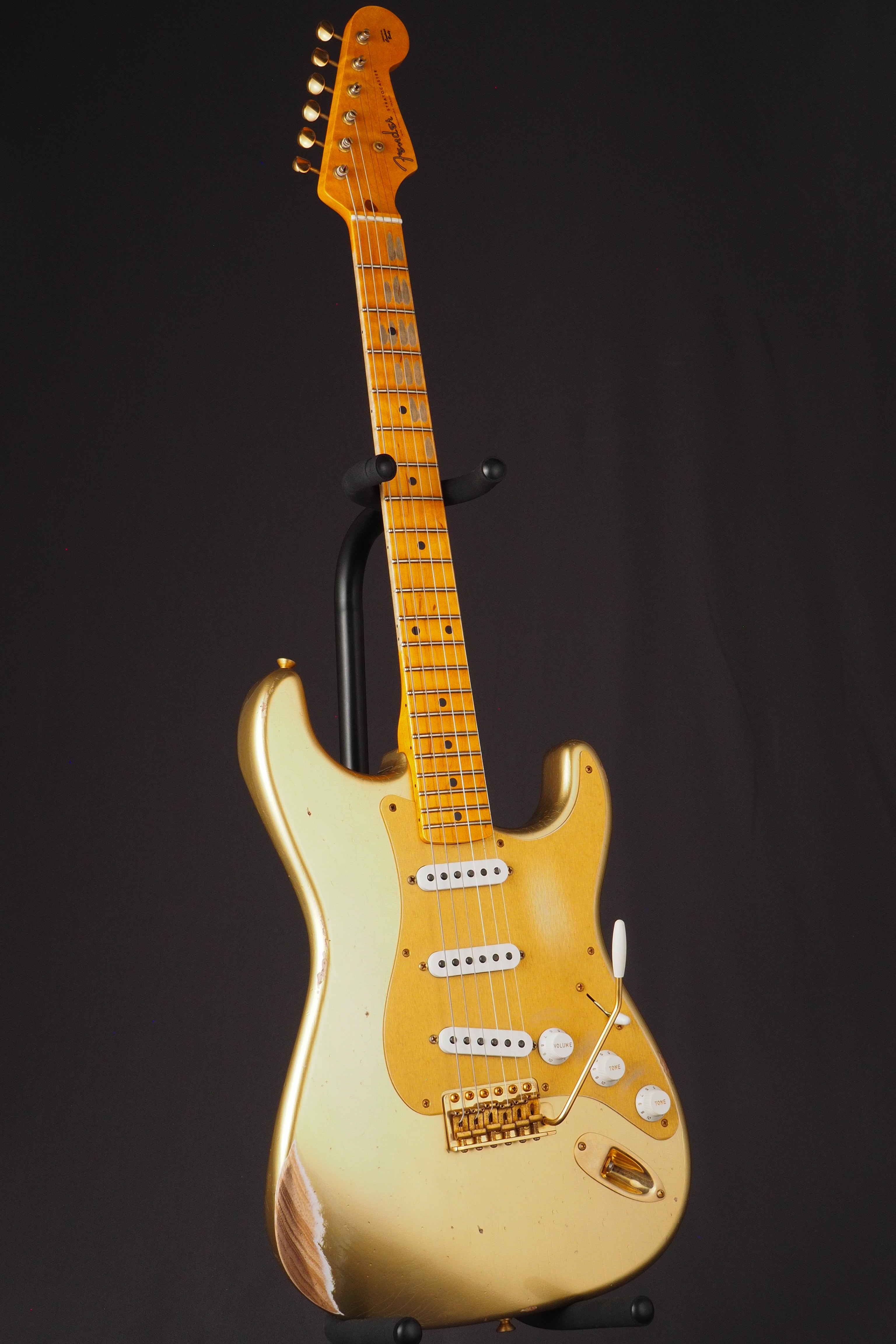 '55 Bone Tone Stratocaster Relic - Gold