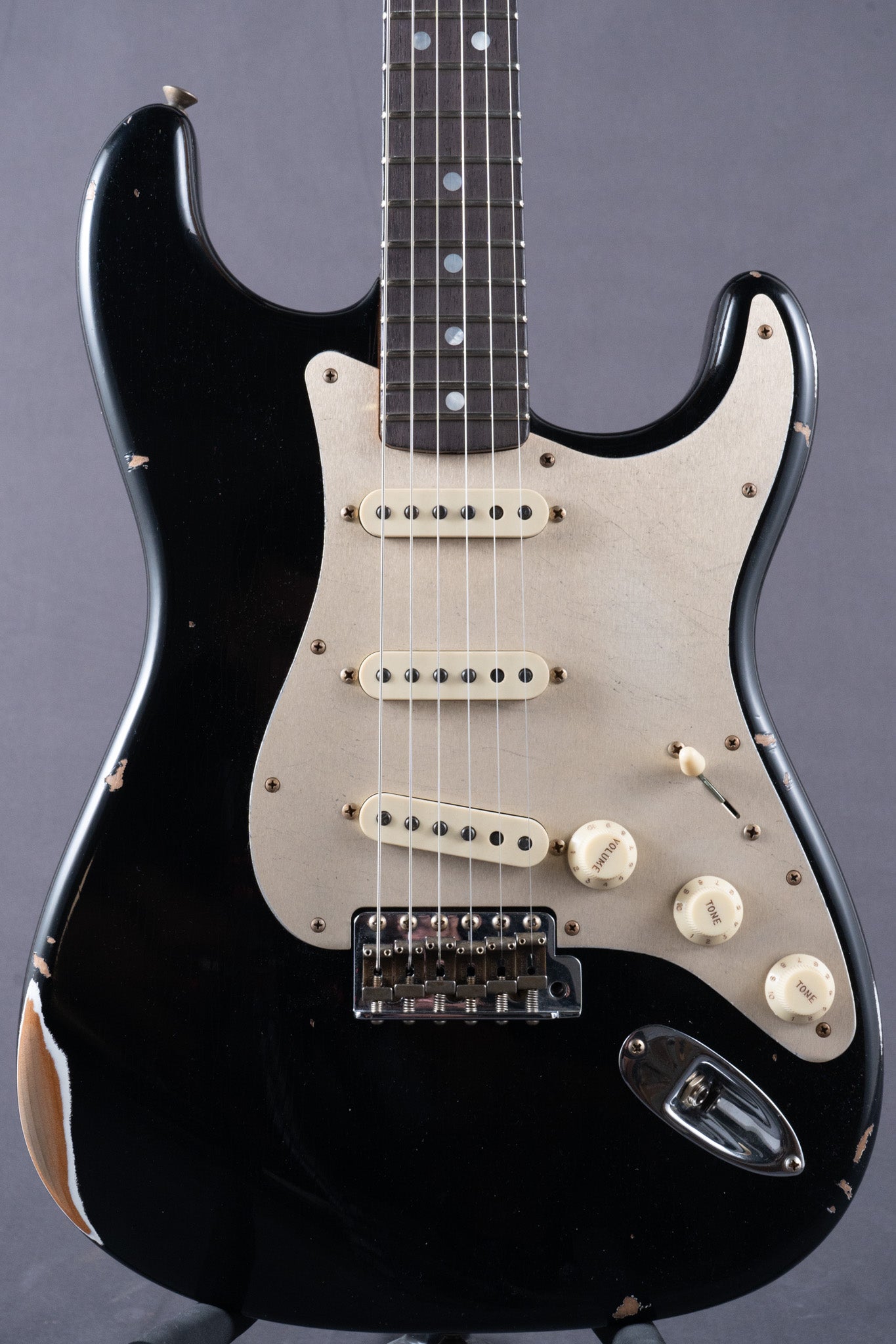 Limited Roasted Bighead Stratocaster Relic - Black