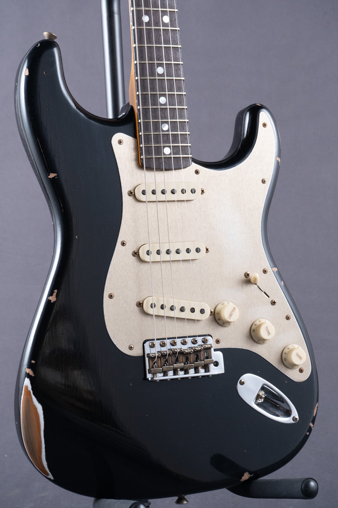 Limited Roasted Bighead Stratocaster Relic - Black