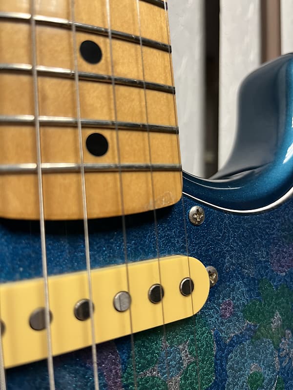 1986 MIJ Stratocaster ST-72 PEX - Blue Floral