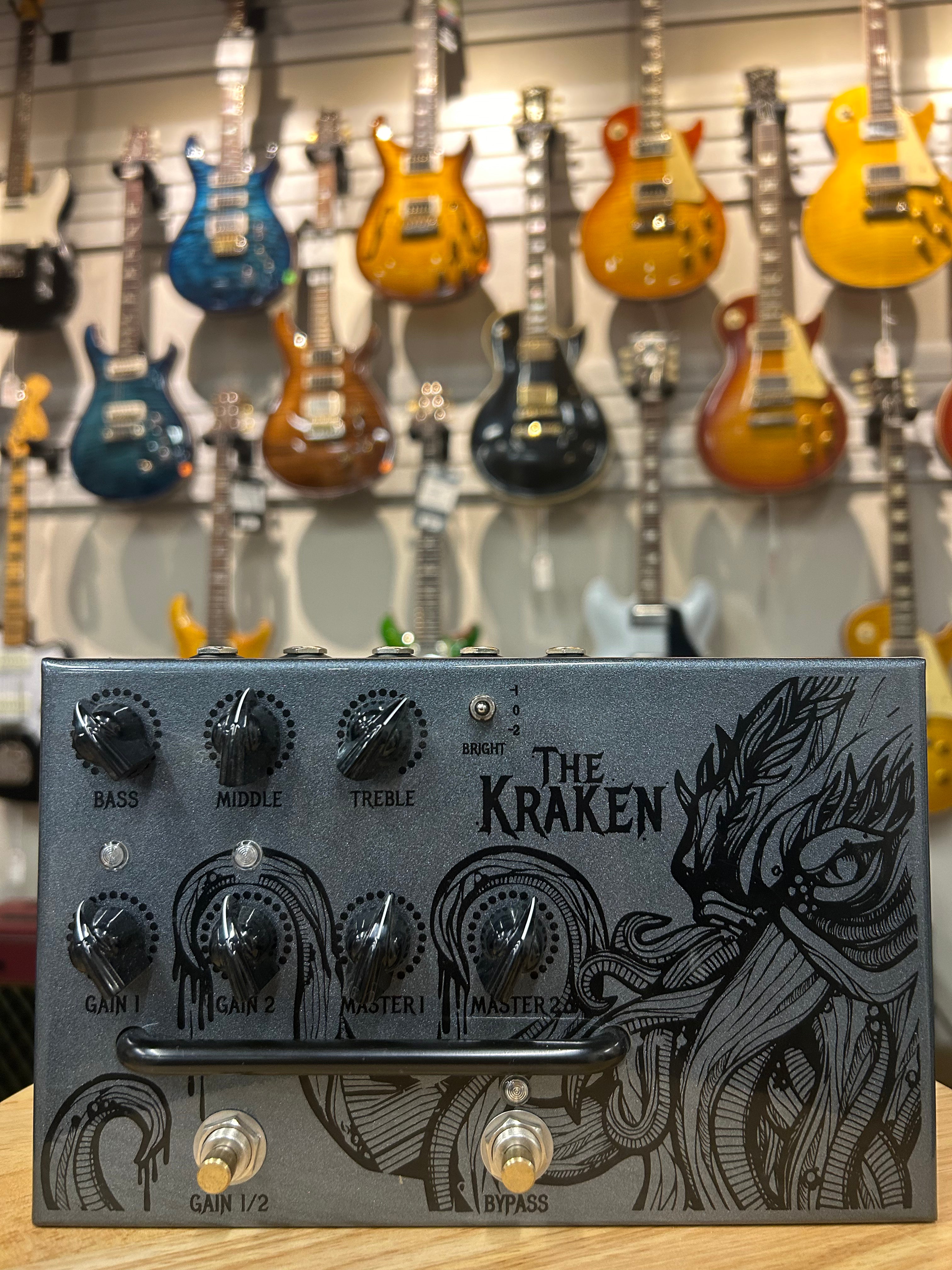 The Kraken V4 2-Channel 180-Watt Hybrid Guitar Amp Pedal