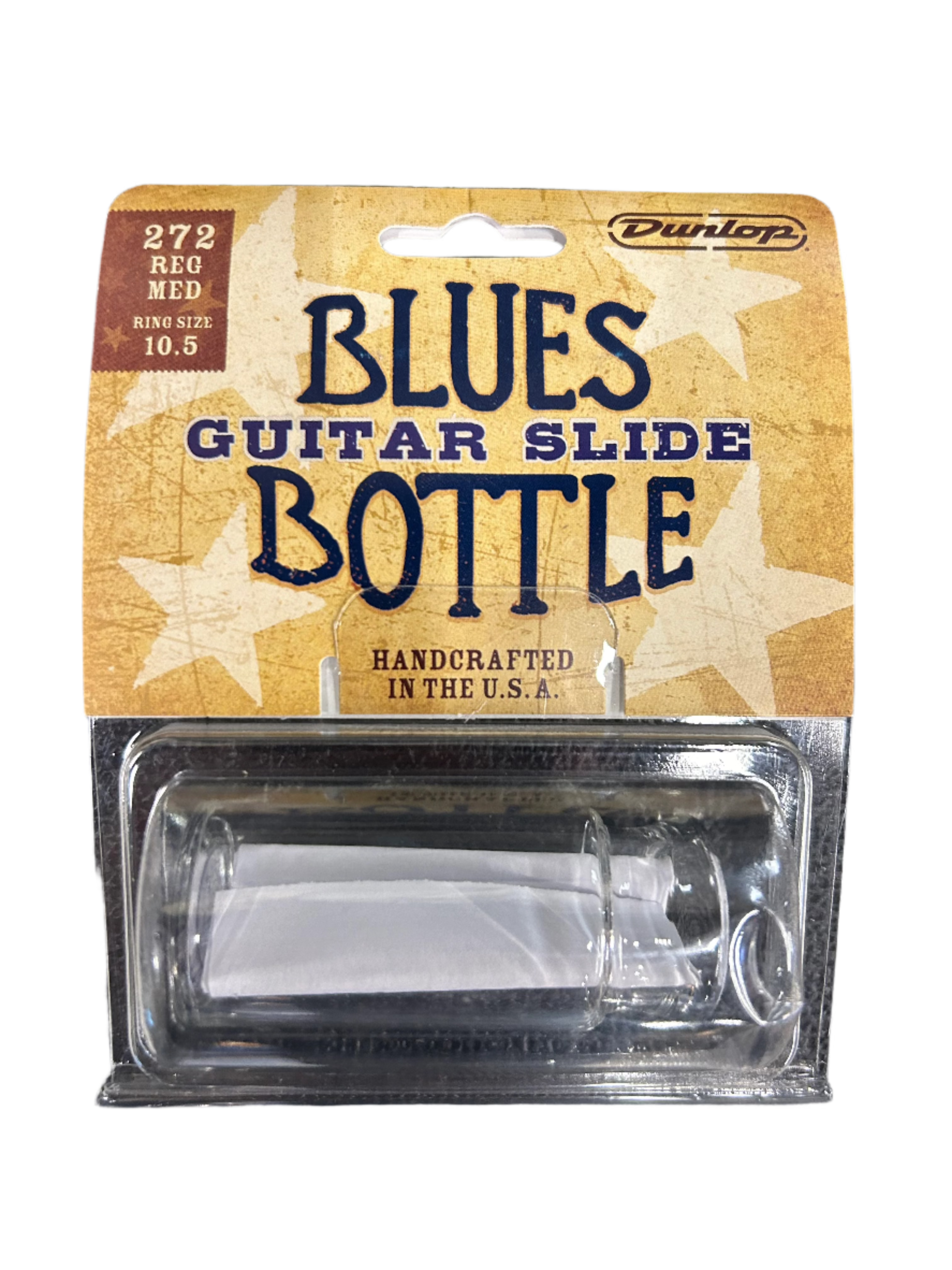 272 Blues Bottle Slide, Clear, Regular Wall Thickness, Medium