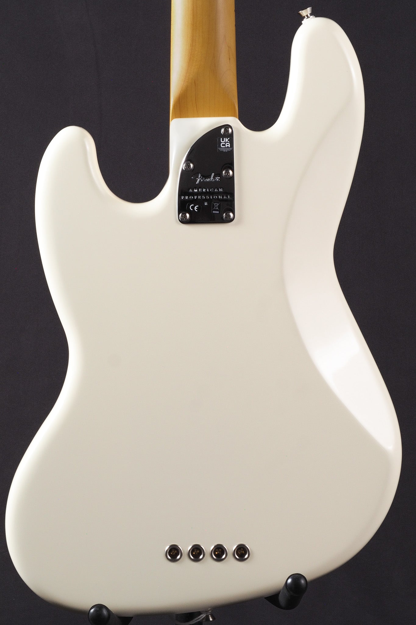 American Professional II Jazz Bass - Olympic White