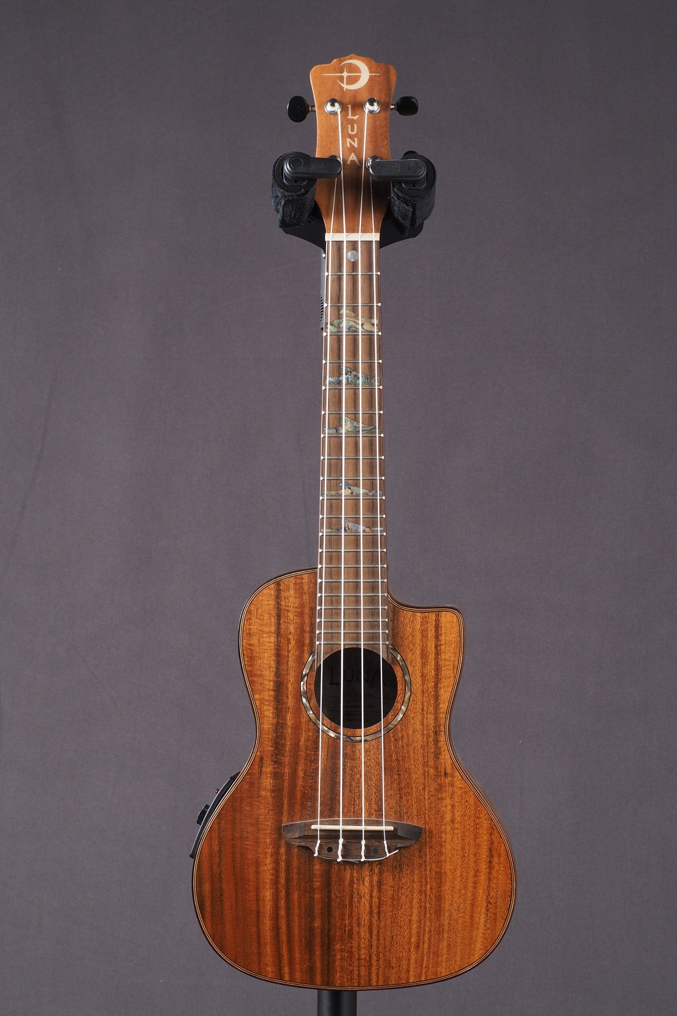 High Tide Koa Concert Ukulele with Preamp