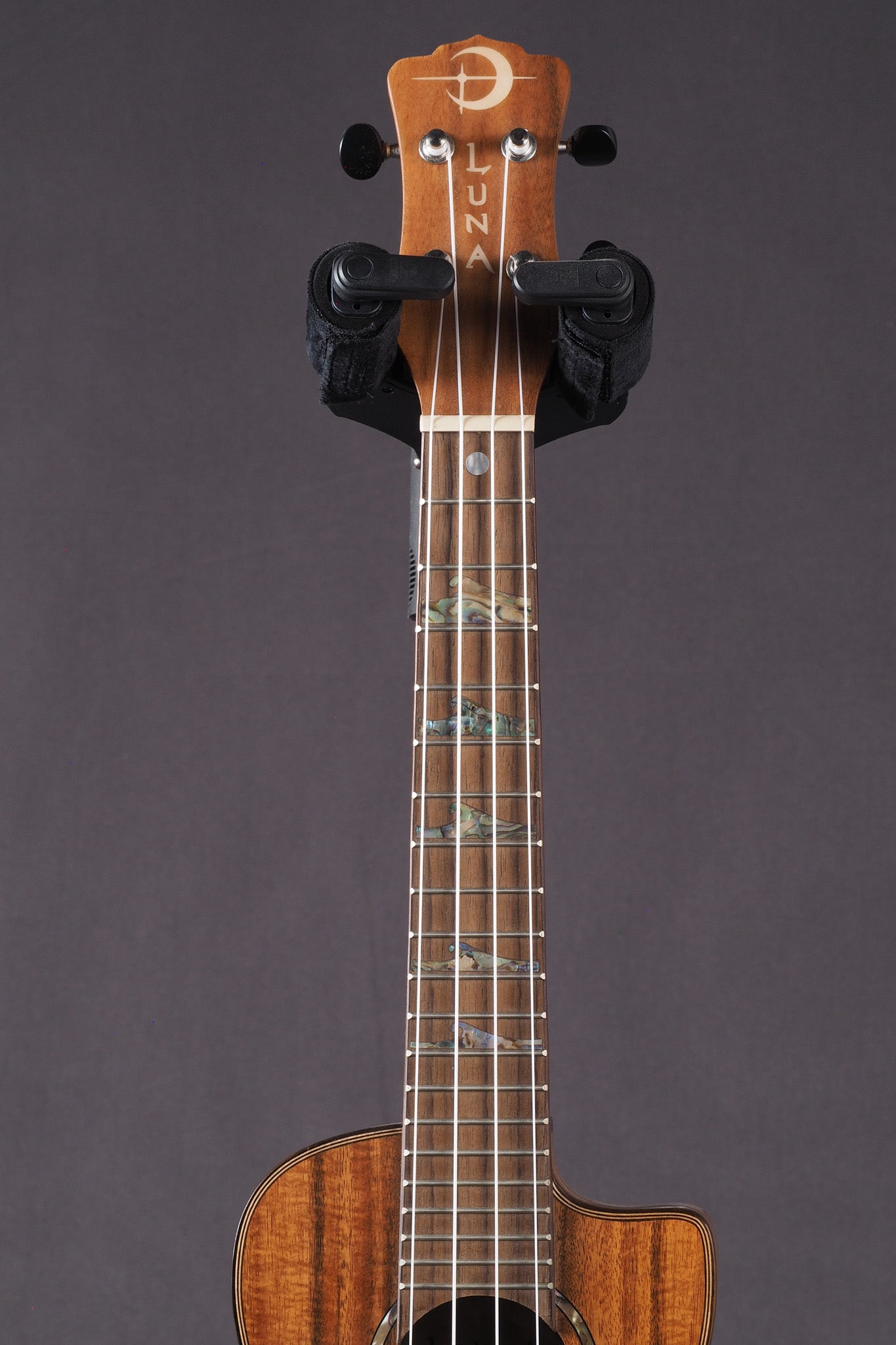 High Tide Koa Concert Ukulele with Preamp