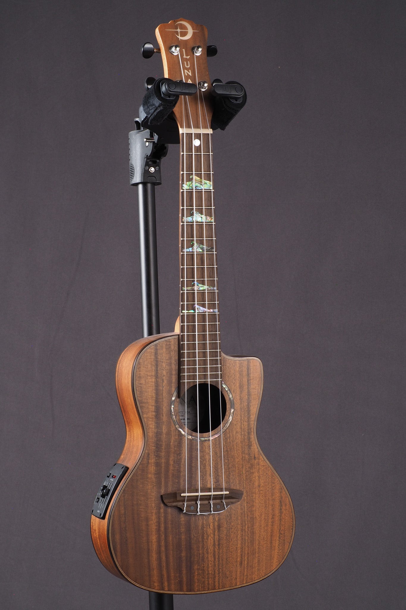 High Tide Koa Concert Ukulele with Preamp