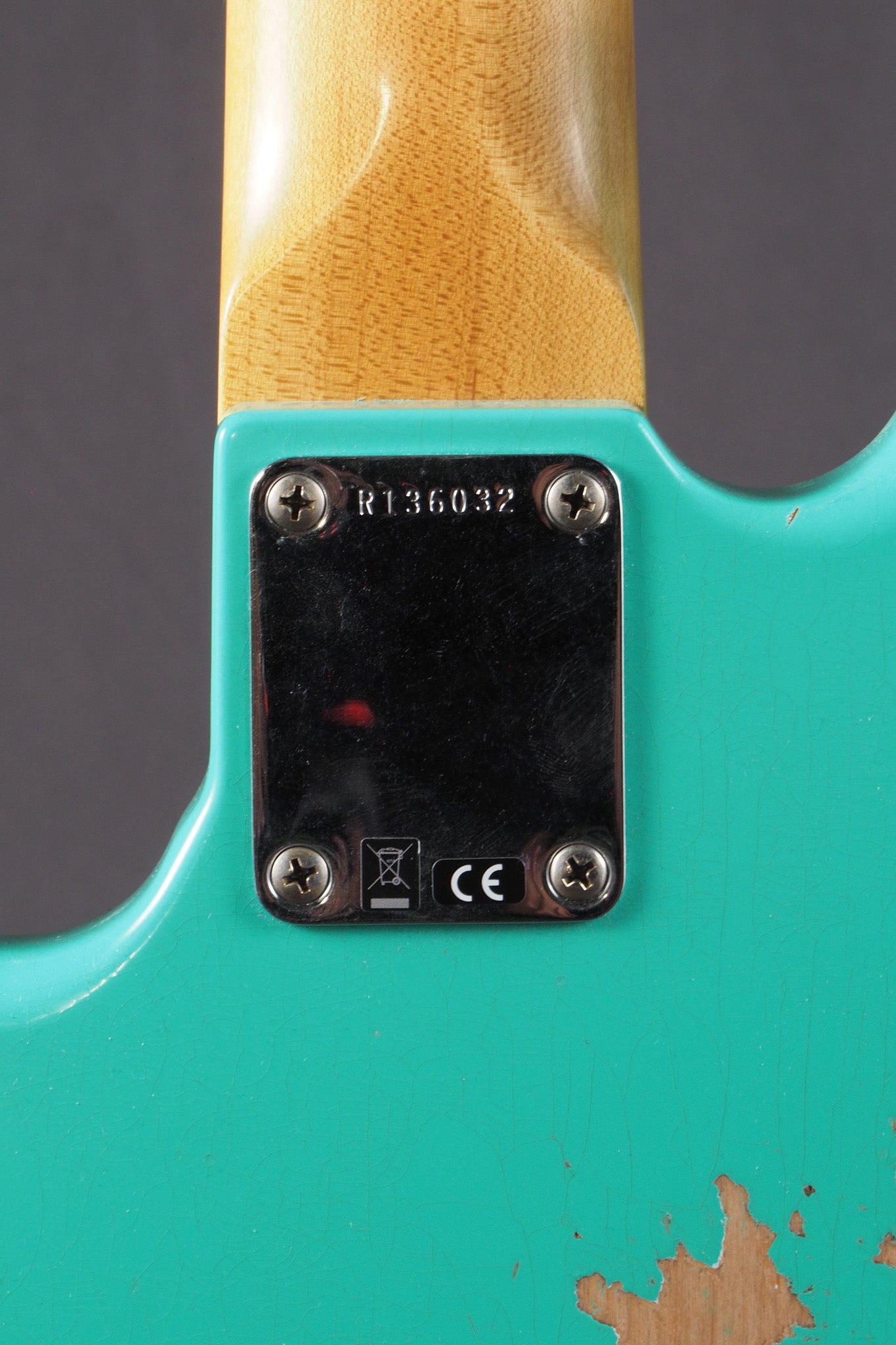 '64 Jazz Bass Relic - Sea Foam Green