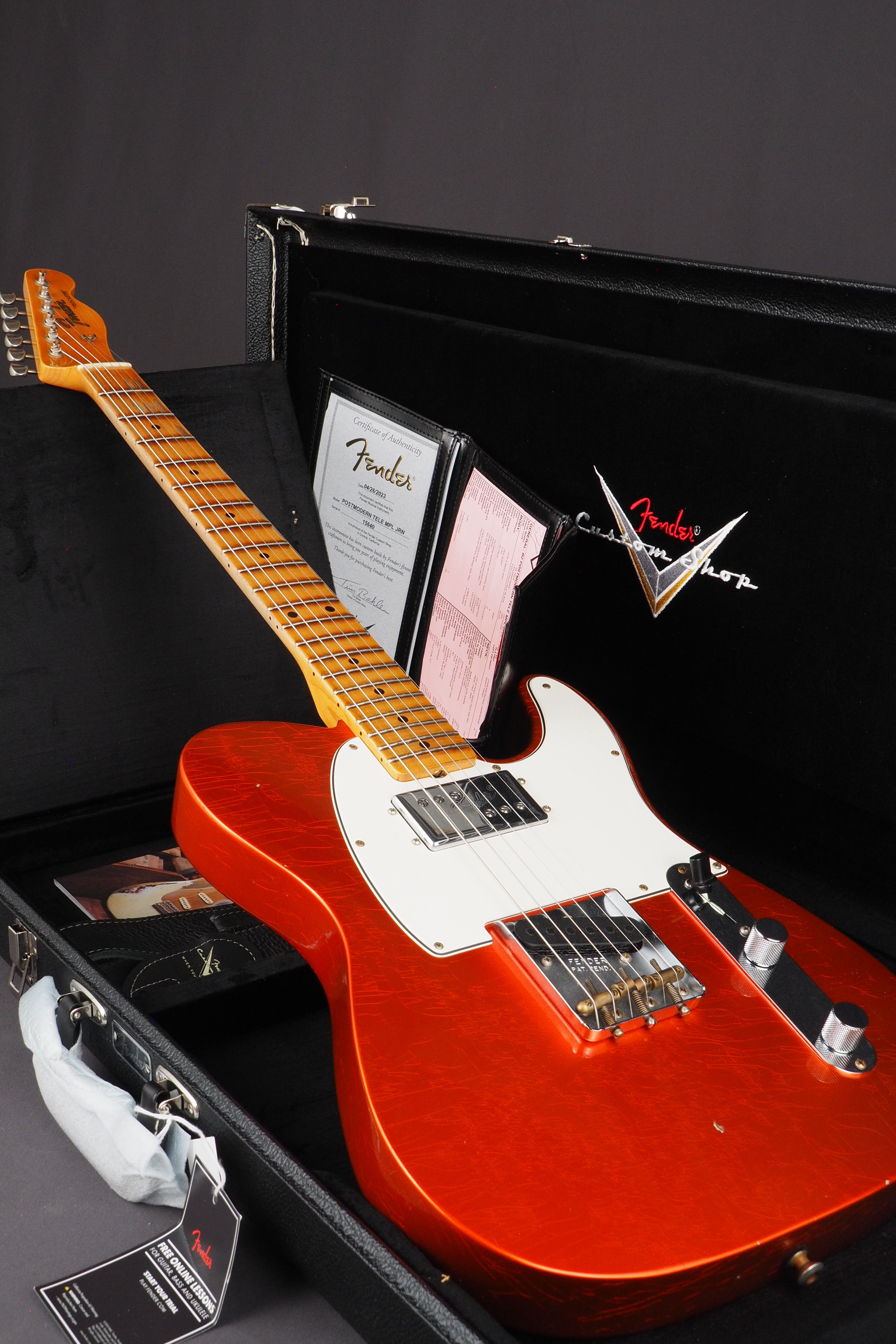 Post Modern Telecaster Journeyman Relic - Candy Tangerine