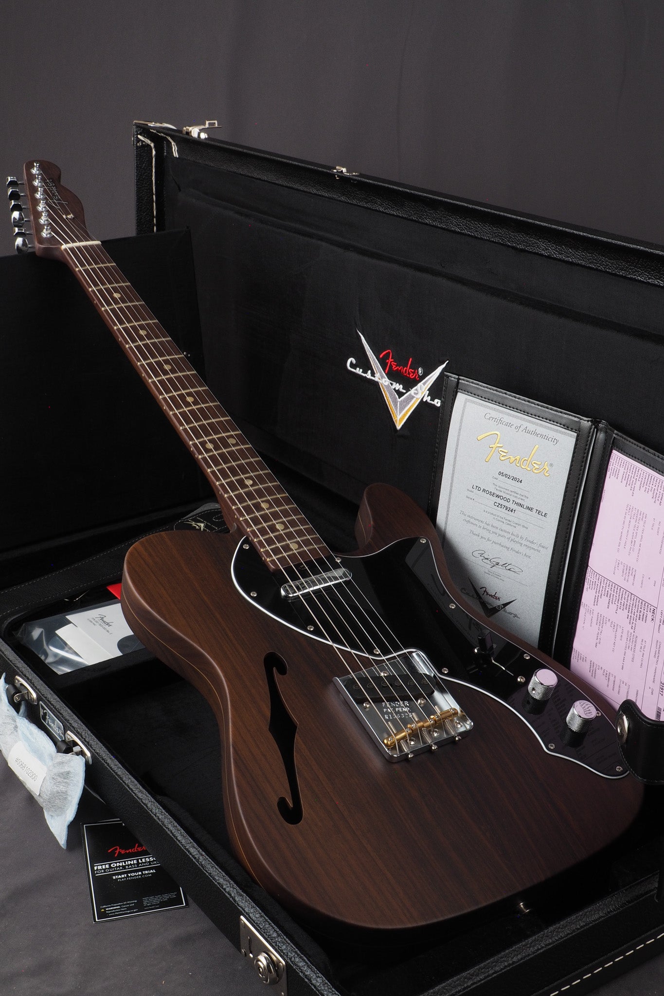 Limited Edition Rosewood Telecaster Thinline - Natural