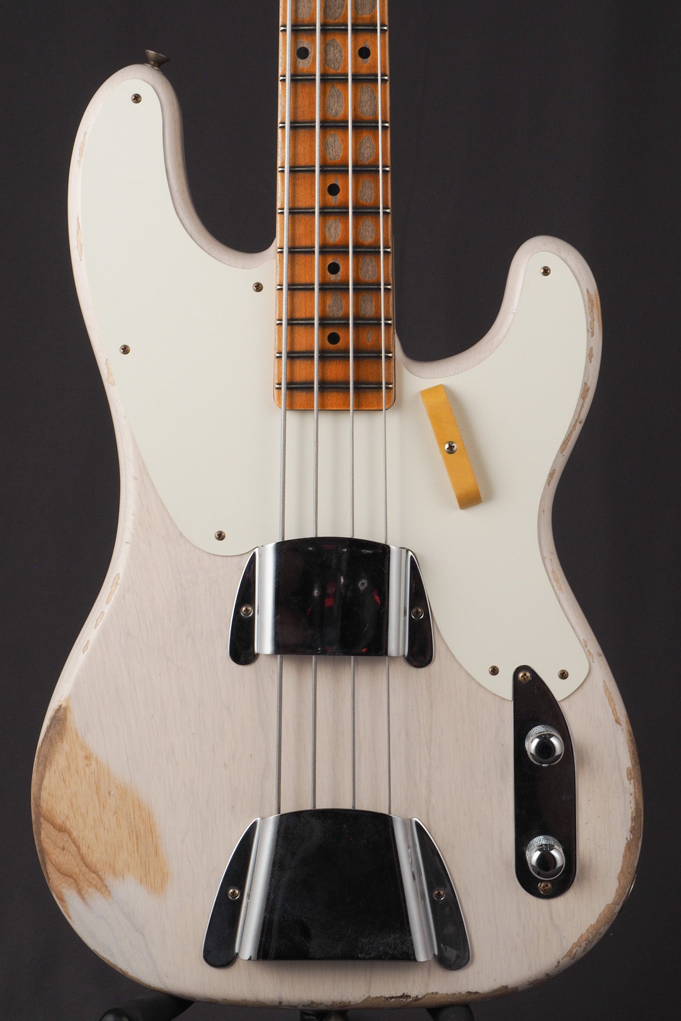 '55 Precision Bass Heavy Relic - White Blonde