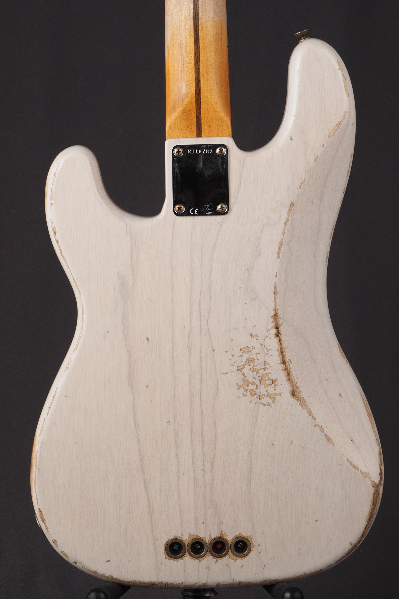 '55 Precision Bass Heavy Relic - White Blonde