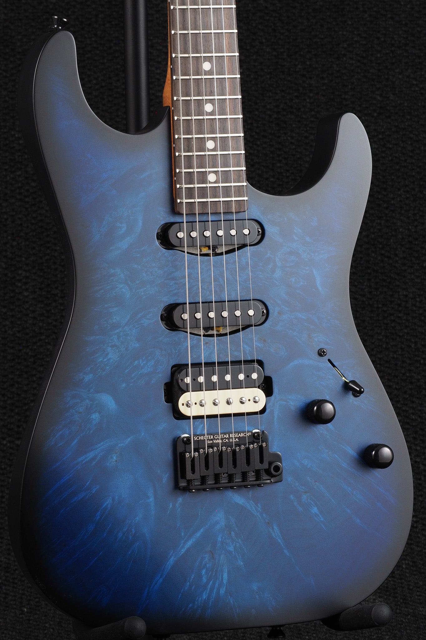 USA Sunset Custom-II HSS - Ocean Blue Burst Satin