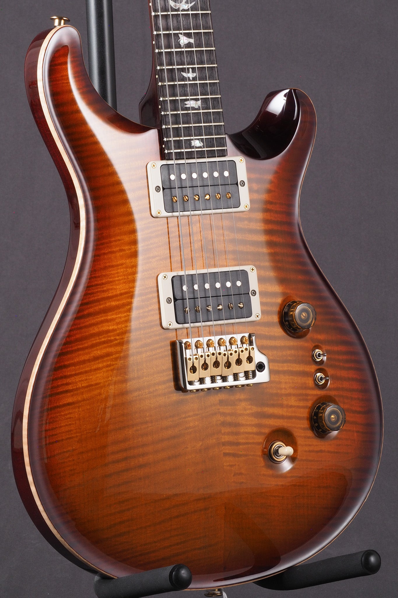 Custom 24-08 10 Top - Dark Cherry Burst