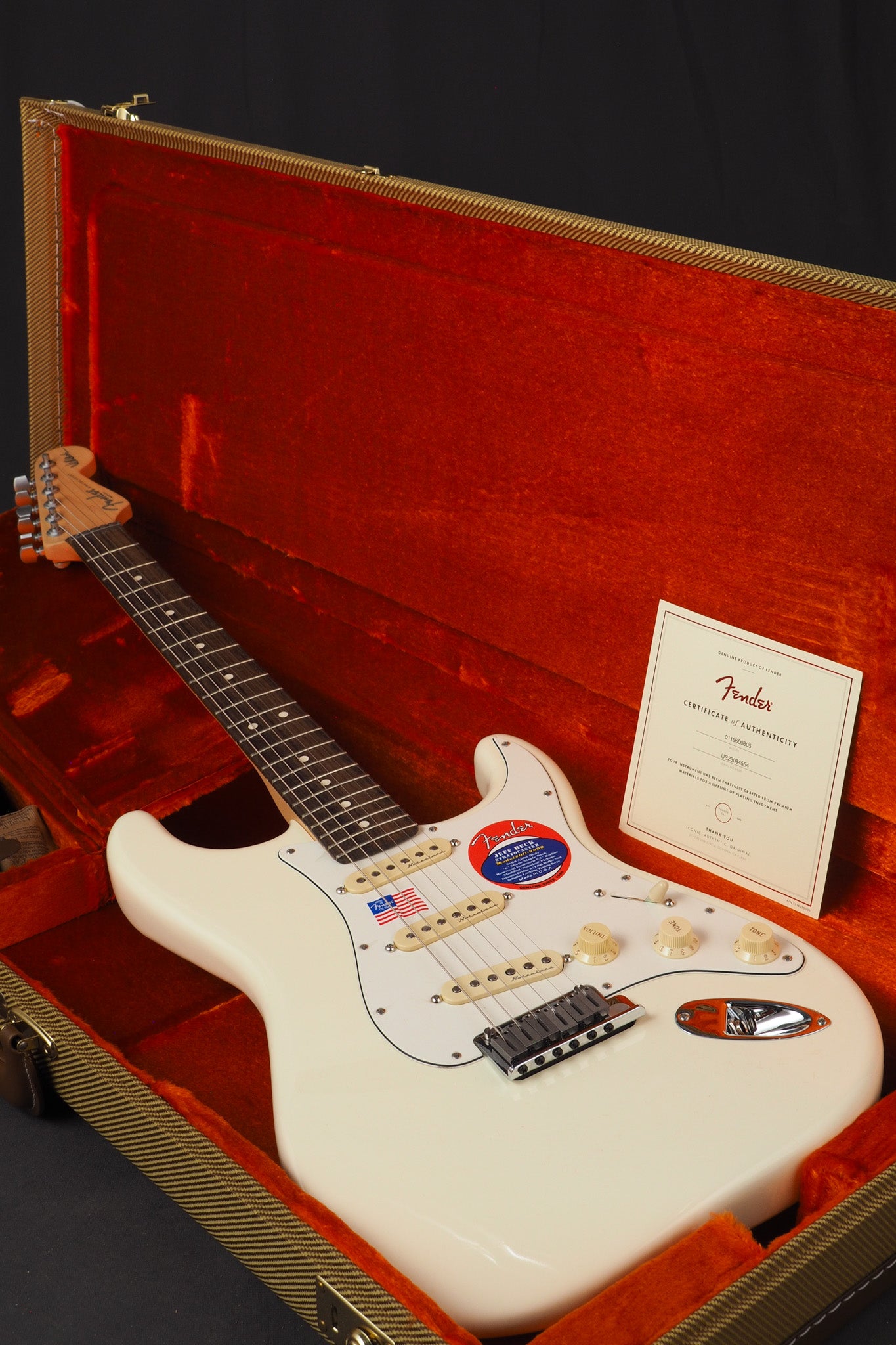 Jeff Beck Stratocaster - Olympic White