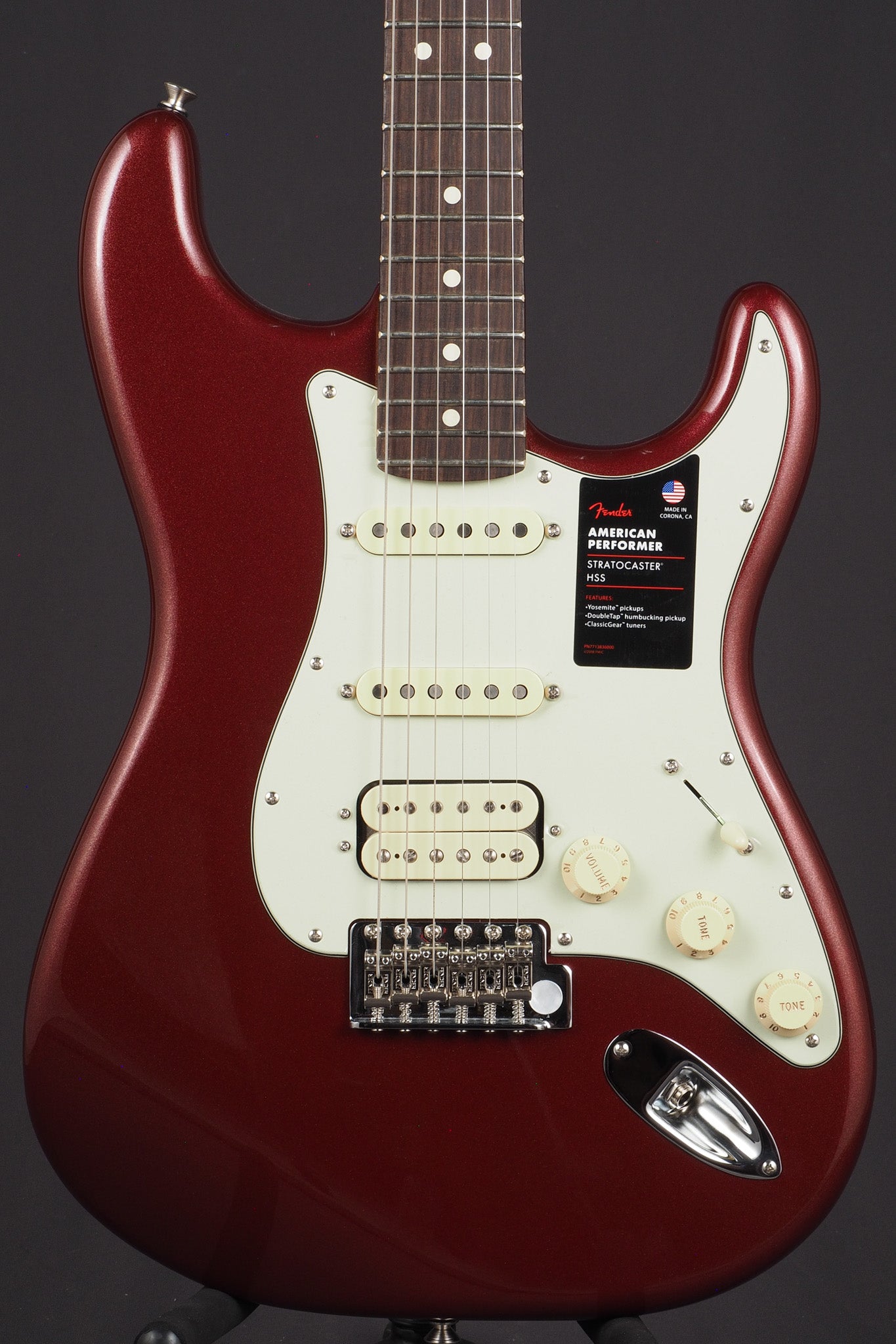 American Performer Stratocaster HSS - Aubergine