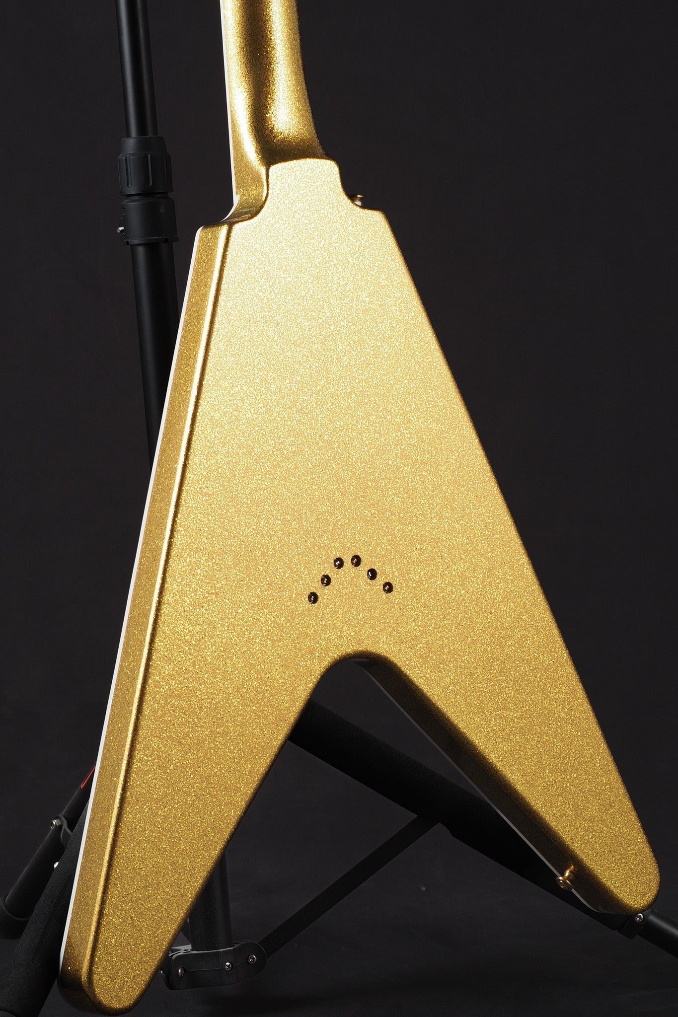 Flying V Custom - Gold Sparkle