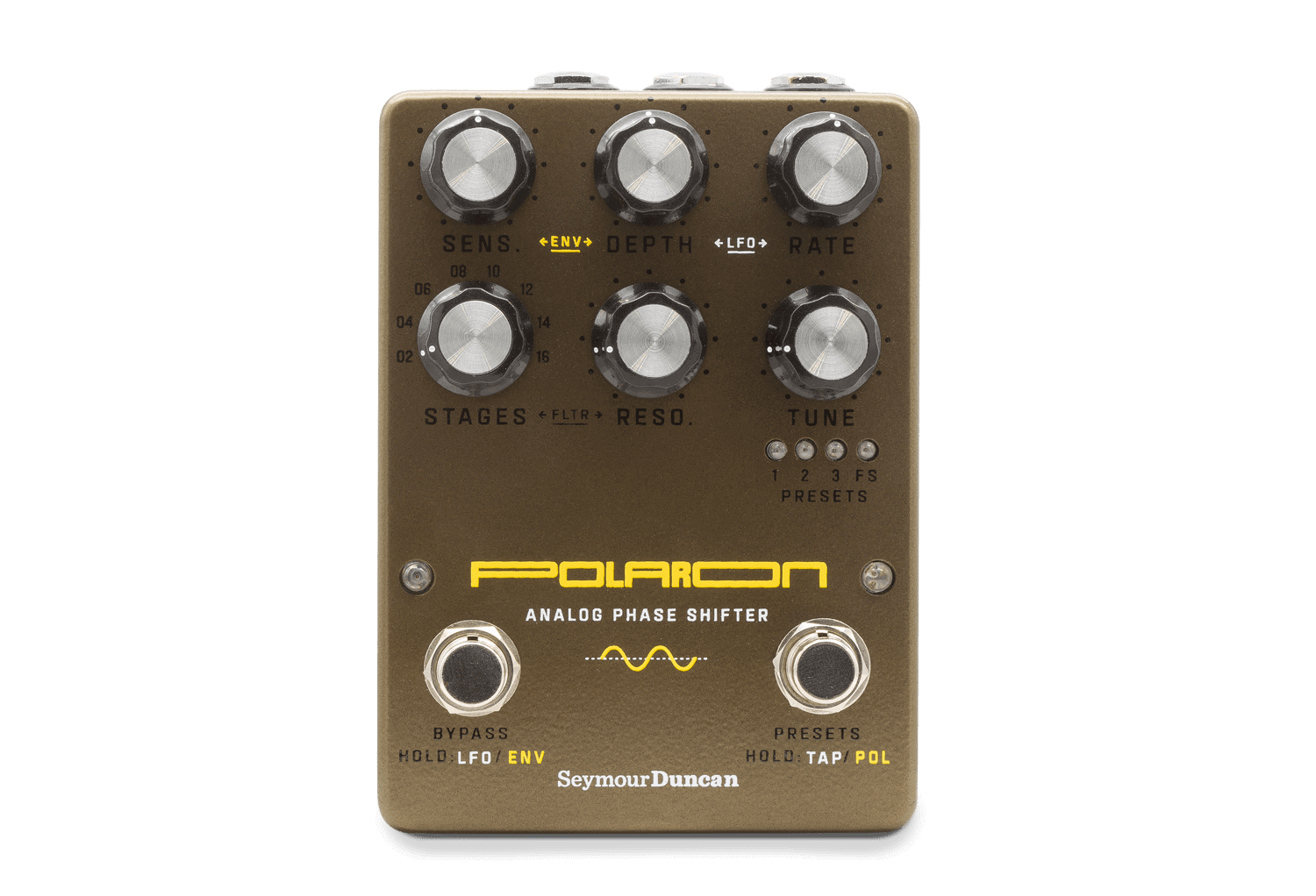 Polaron Analog Phase Shifter