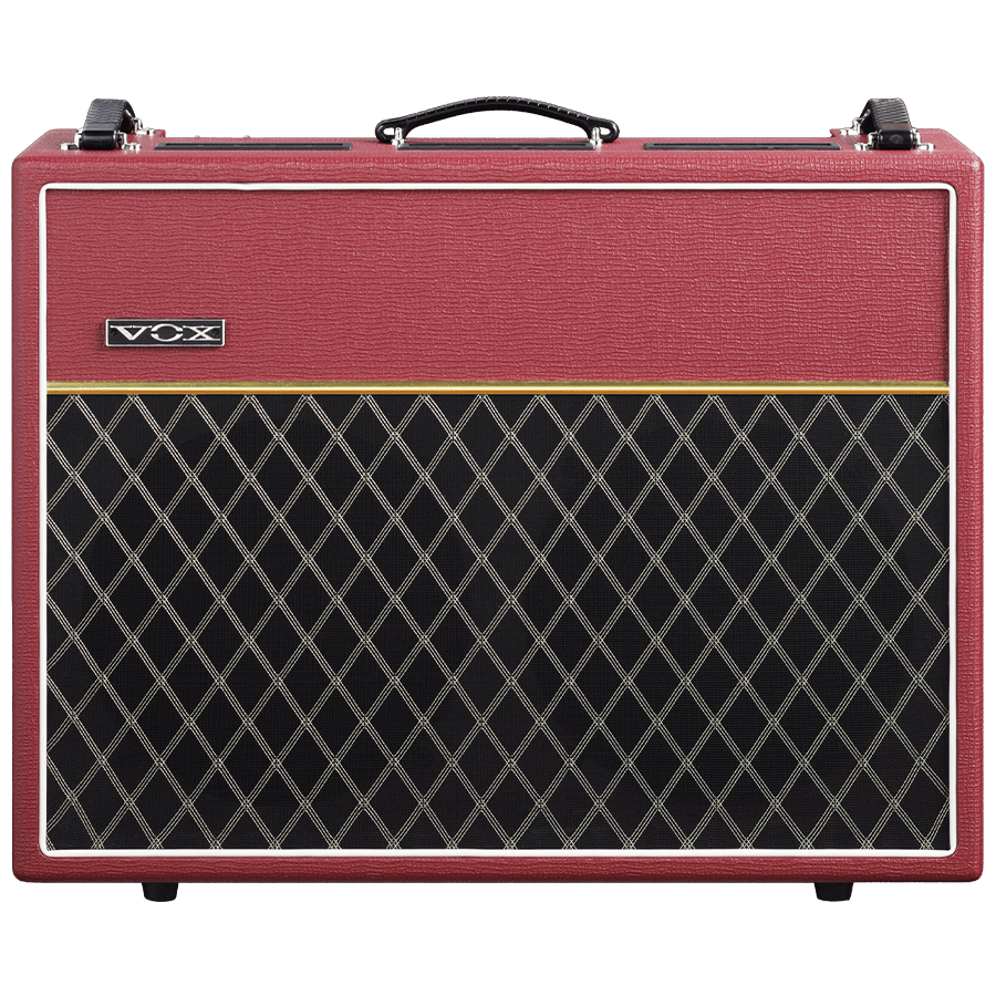 AC30C2 2x12 30-watt Tube Combo Amp Vintage Red